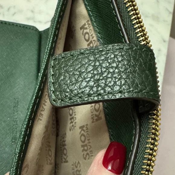 Michael Kors Double Zip Jet Set Travel Wallet Phone Wristlet - Picture 9 of 12